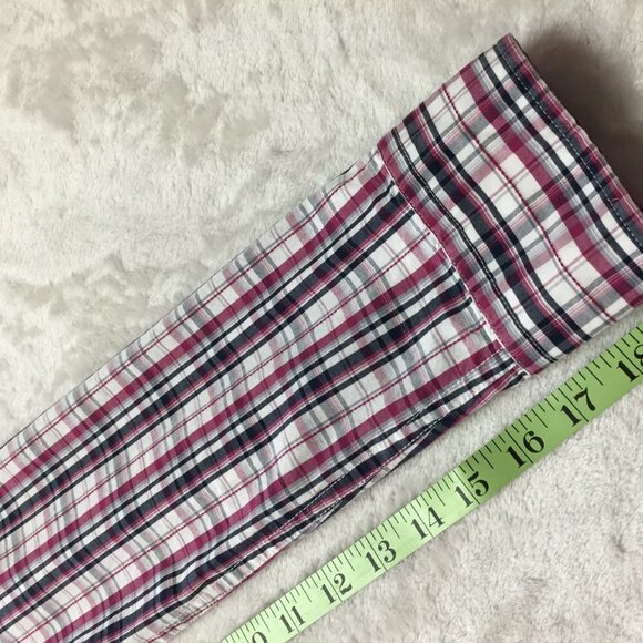 Mexx Long Sleeve Red/White/Black Slim Fit Checkered Button Down Shirt Sz Large - Picture 7 of 7